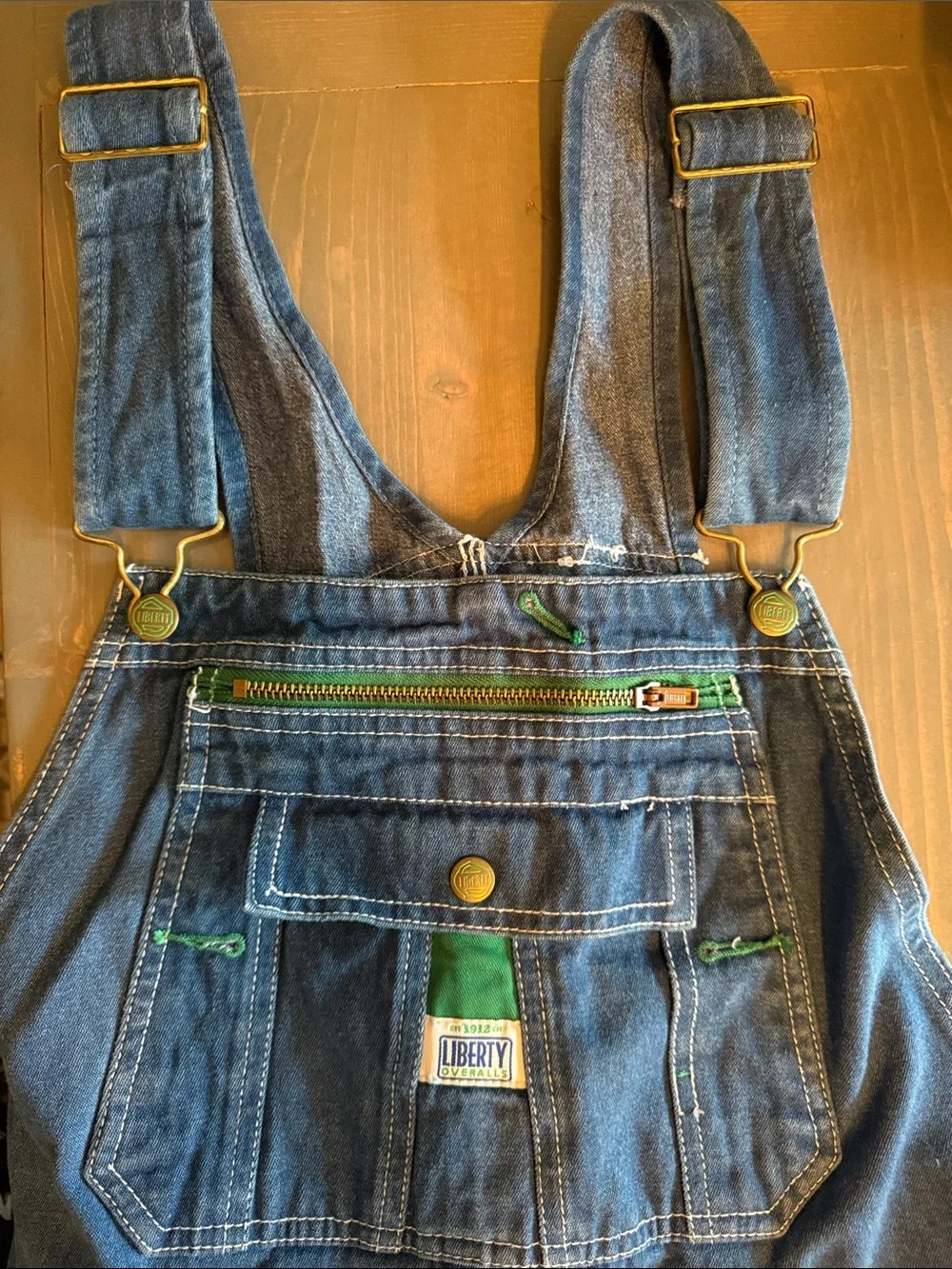 Liberty Classic Blue Denim Overalls 40x32”